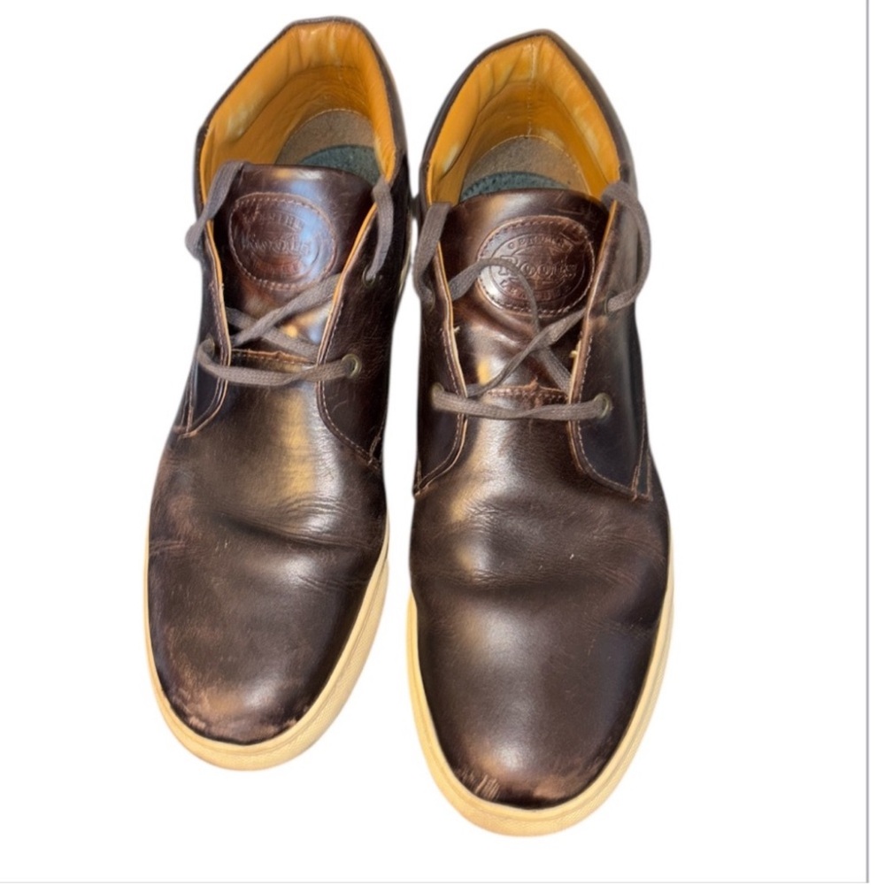 Roots Men's Brown Leather Ankle Boots - Picture 5 of 8